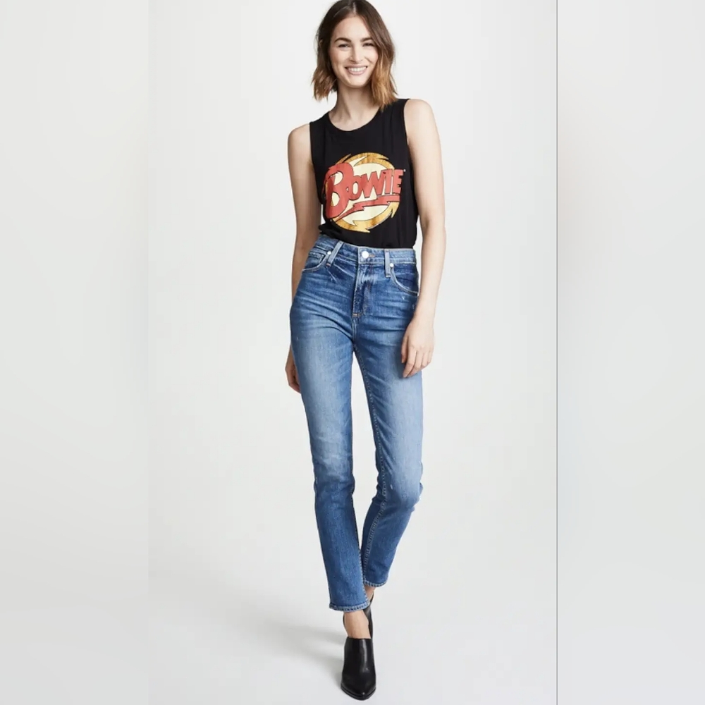 PAIGE High Rise Sarah Slim Jeans